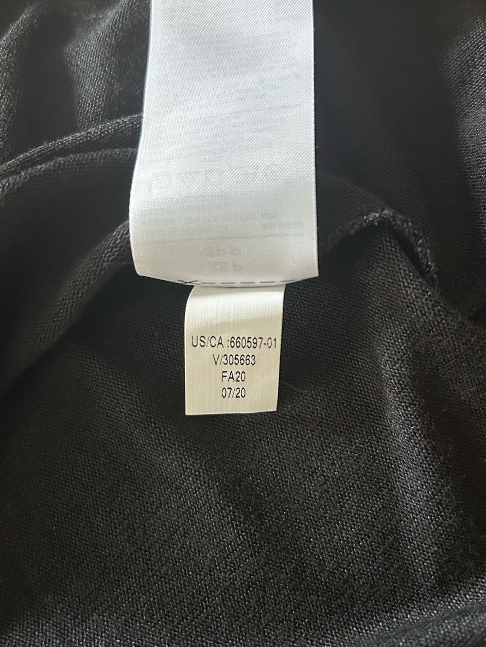 NWT Banana Republic Factory Luxespun Black Sleeveless Mock-Neck Petite XS - Picture 5 of 7